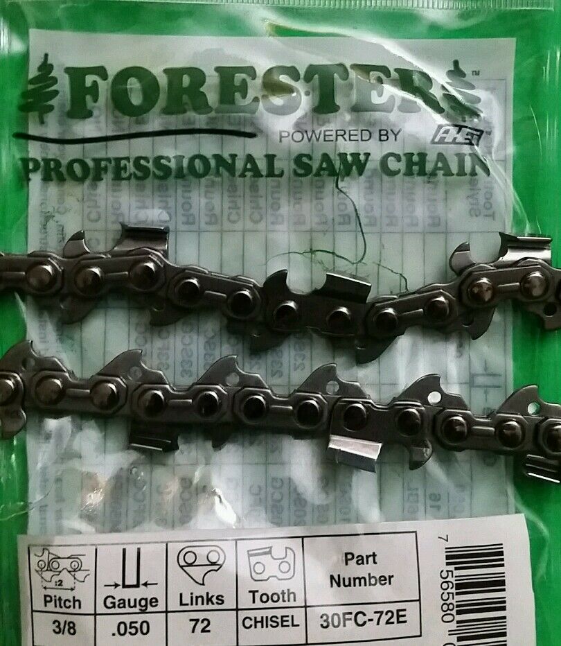 20" Chainsaw Chain Fits 3/8 Full Chisel .050 Gauge 72 Dl Forester - Fits Many