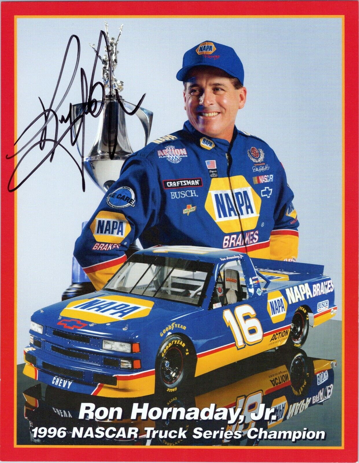 Ron Hornaday Jr  Nascar Signed Autographed Photo 8x10
