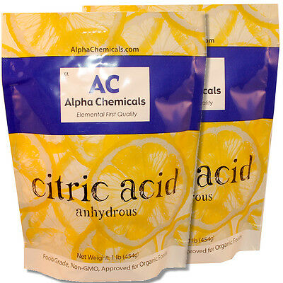 2 Pounds - Non-gmo Project Verified Citric Acid - Organic - 100% Pure