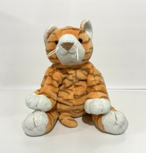 Ty Pluffies Tylux Purzz Kitty Cat Orange Stripes Plush Stuffed Toy 2003 Retired