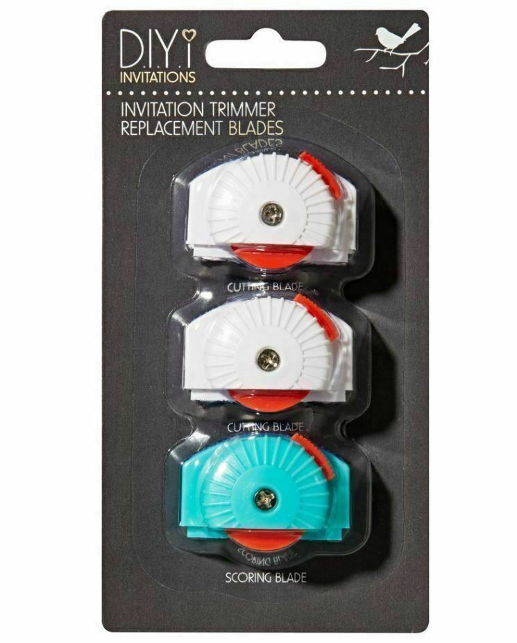 6x Pcs Of Diyi Invitation Trimmer Replacement Blades Cutting