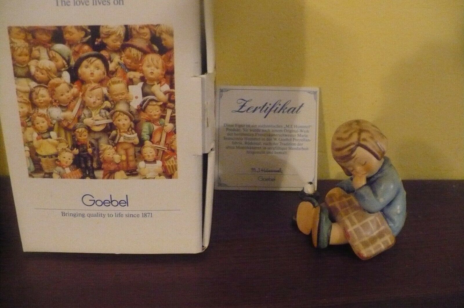 Goebel Hummel A Nap Hum 534 First Issue New In Box With Coa