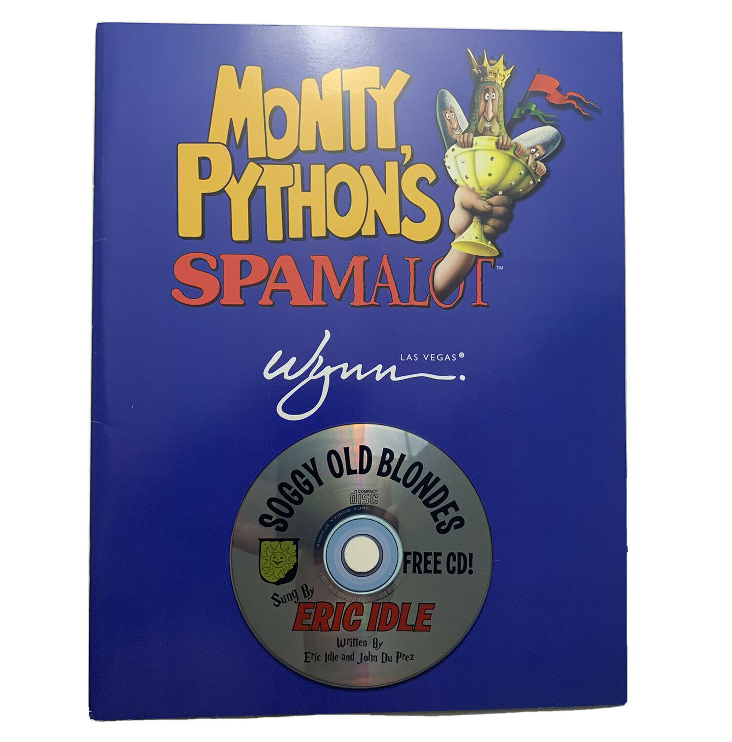 Spamalot Monty Python’s Broadway Souvenir Theatre Program W/ Cd And Cast Insert